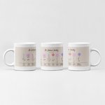 Personalised Birth Month Flower Grandma's Garden