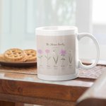 Personalised Birth Month Flower Grandma's Garden