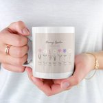 Personalised Birth Month Flower Grandma's Garden