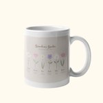 Personalised Birth Month Flower Grandma's Garden