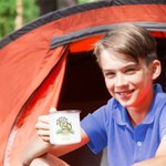 Personalisierte Emaille Dinosaurier Camping Mug Geschenk für Jungen und Mädchen