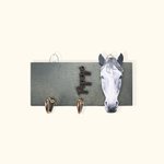 Panneau de stalle pour chevaux en bois peint, personnalisé, pour la grange