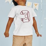 Numéro de baseball Softball personnalisé T-shirt unisexe pour femmes hommes garçons filles