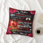 Housse d'oreiller personnalisée All I Want Is You Just Remember I Love You pour l'amoureux