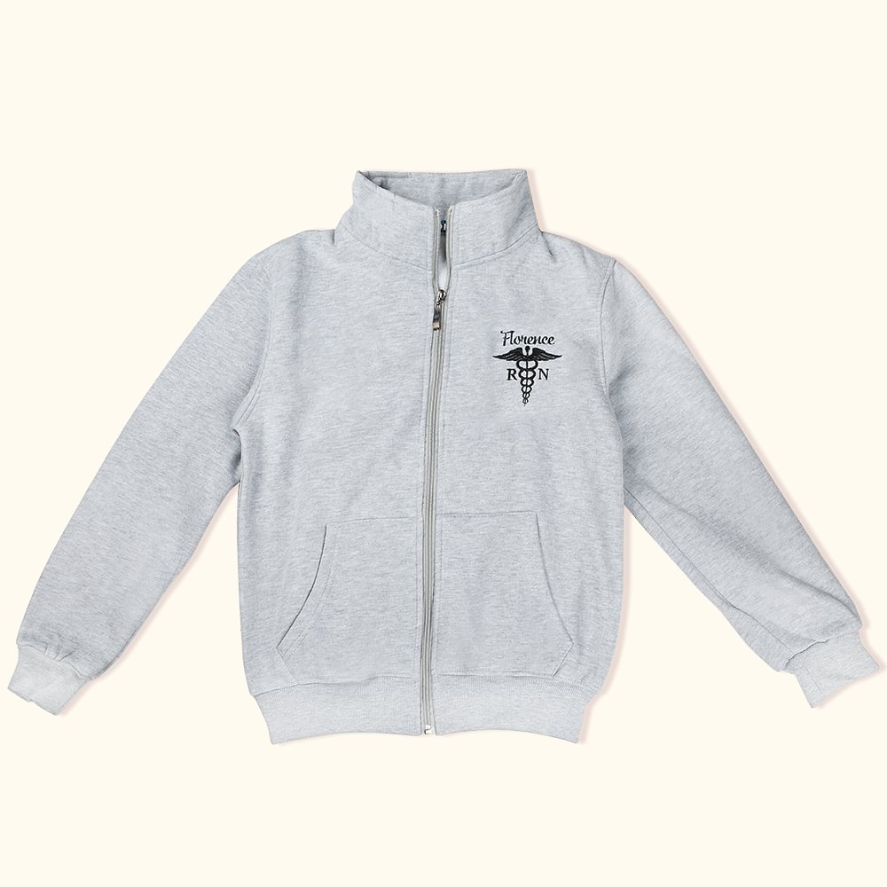 Personalisierte Krankenschwester Jacke mit Stickeri und Namen - Callie