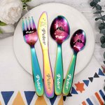 Set de couverts Peter Rabbit personnalisé - Cadeau pour enfants