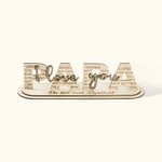 Personalisierte hölzerne Ich liebe dich Zeichen Raumdekoration Muttertag Vatertag Geburtstag Geschenk für Papa Mama Oma