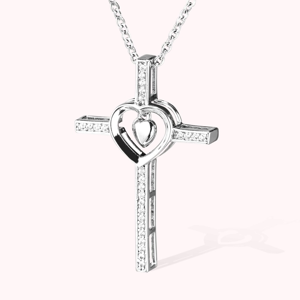 Personalisierte Kreuz Frauen Halskette Schmuck Geschenke für Sie