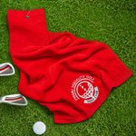 Personalised Golf Towel with Logo for Golf Gift