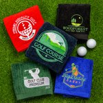 Personalised Golf Towel with Logo for Golf Gift