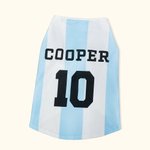 Gepersonaliseerde Naam Nummer Hond Gedrukt Jersey-T-shirt Cadeau voor Hondenliefhebbers