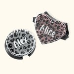 Personalized Leopard Stethoscope Stethoscope ID Tag Name Tag for Nurse Gift