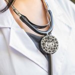 Personalised Leopard Stethoscope Stethoscope ID Tag Name Tag for Nurse Gift