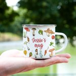 Magic Magic Keraaminen sienimuki Camping-muki ruostumatonta terästä puutarhanhoitoon/kasvien harrastajille