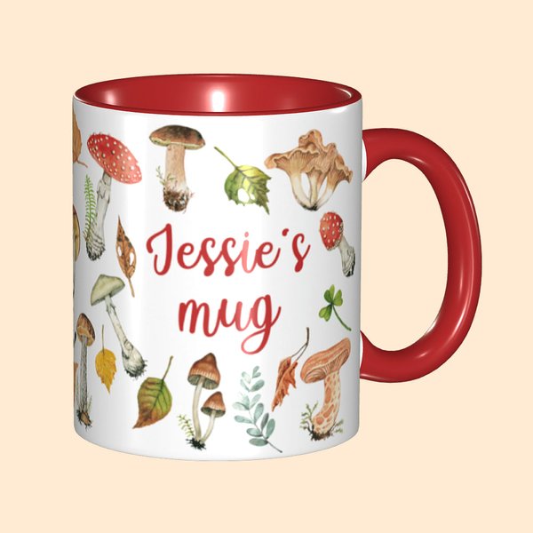 Magic Magic Ceramic Mushroom Mug Camping Mug Stainless Steel for Gardening/Plant Enthusiast