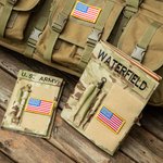 Funda impermeable militar personalizada con nombre bordado Regalo militar para él