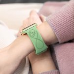 Pulsera de silicona personalizada Infinity con el nombre de la pareja Día de San Valentín Aniversario Regalo para Apple Samsung