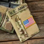 Funda impermeable militar personalizada con nombre bordado Regalo militar para él