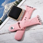 Pulsera de silicona personalizada Infinity con el nombre de la pareja Día de San Valentín Aniversario Regalo para Apple Samsung