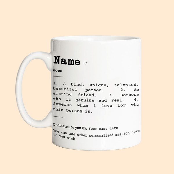 Personalized Best Friend Mug Friendship Mug Gift for Good Freind