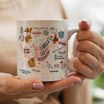 Personalisierte Bohemia Positive Affirmationen Becher Tägliche Affirmationen Mentale Gesundheit Becher