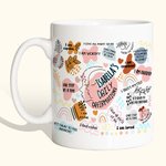 Personalisierte Bohemia Positive Affirmationen Becher Tägliche Affirmationen Mentale Gesundheit Becher