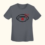 Personalisierte niedlichen Fußball Unisex-T-Shirt mit Nummer