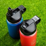 Personalisierte Fußball Kinder Sport Cup Fußball Wasserflasche w / Stroh Deckel