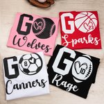 Gepersonaliseerd voetbalshirt voor wedstrijddag Shirt aangepast sportshirt voetbal basketbal honkbal