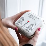 Personalised Long Distance Girlfriend Jewellery Box