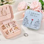 Personalised Long Distance Girlfriend Jewellery Box