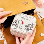 Personalised Long Distance Girlfriend Jewellery Box
