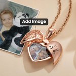 Personalised Vintage Locket Photo Necklace Memorial Jewellery Gift