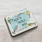 Personalised Metal Storage Tin Novelty Fishing Box