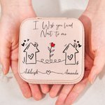Personalised Long Distance Girlfriend Jewellery Box