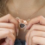 Personalised Vintage Locket Photo Necklace Memorial Jewellery Gift