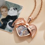 Personalised Vintage Locket Photo Necklace Memorial Jewellery Gift