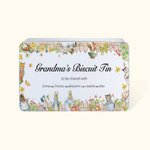 Personalised Food Grade Easter Peter Rabbit Biscuit Tin with Name and Text Gift for Family
