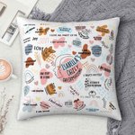 Couvre oreiller personnalisé Bohemia Positive Affirmations Throw Pillow Cushion Cover