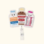 Personalised Fun Acrylic Sequin Badge Scroll with Drug Name Birthday Thanks Gift Gift for Doctor Nurse
