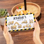 Personalisierte Technik Fahrzeug Keksdose Geschenk für Kinder