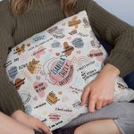 Couvre oreiller personnalisé Bohemia Positive Affirmations Throw Pillow Cushion Cover