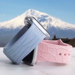 Bracelet de montre en silicone personnalisé avec motif animal imprimé au laser pour Apple Samsung