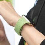 Bracelet de montre en silicone personnalisé avec motif animal imprimé au laser pour Apple Samsung