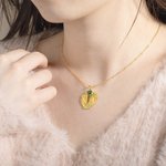 Gepersonaliseerde engel vleugels met geboortesteen ketting voor vrouwen meisjes Memorial Jewelry Gifts
