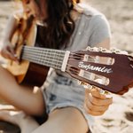 Personalized Metal Guitar Headstock Badge Stainless Steel Lettering Acrylic Badge Name Badge for Birthday Gift