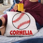 Personalisierte Sport Ball Fußball Baseball werfen Kissen Kissenbezug