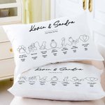 Personalized Our Story So Far Relationship Timeline Throw Pillow Cover Valentines Day Anniversary Gift