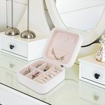 Personalisierte Cowgirl Kuhfell Pelz Reise Schmuck Aufbewahrungsbox Weihnachten Geschenk Hochzeit Geschenk für Familie Brautjungfer