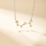 Gepersonaliseerde Zodiac Geboortesteen Ketting voor Vrouwen Cadeau